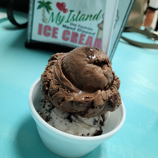 Rocky Road and Salted Carmel Ice Cream