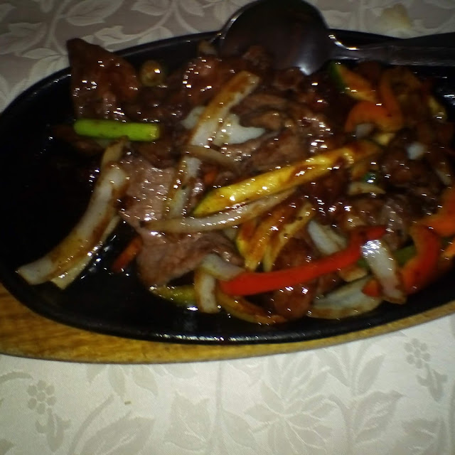 Sizzling Beef Szechuan Style