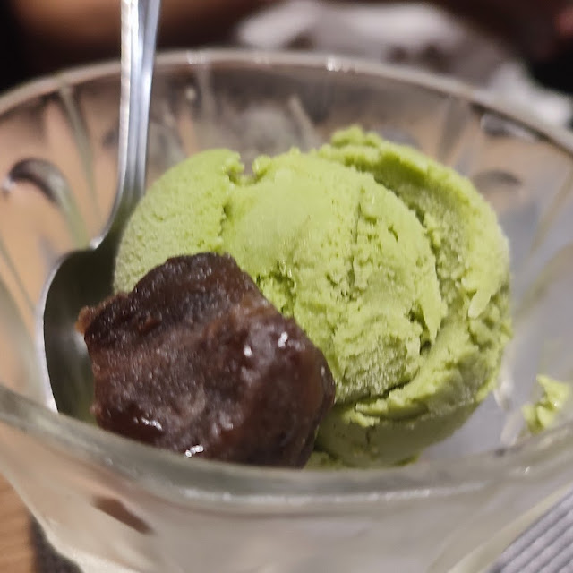 Green Tea Ice Cream Red Beans