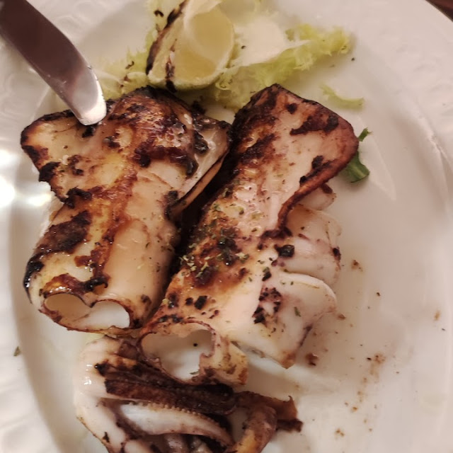 Grilled Squid With