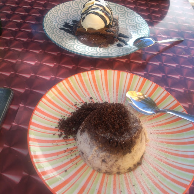 Brownie Y Flan de Oreo