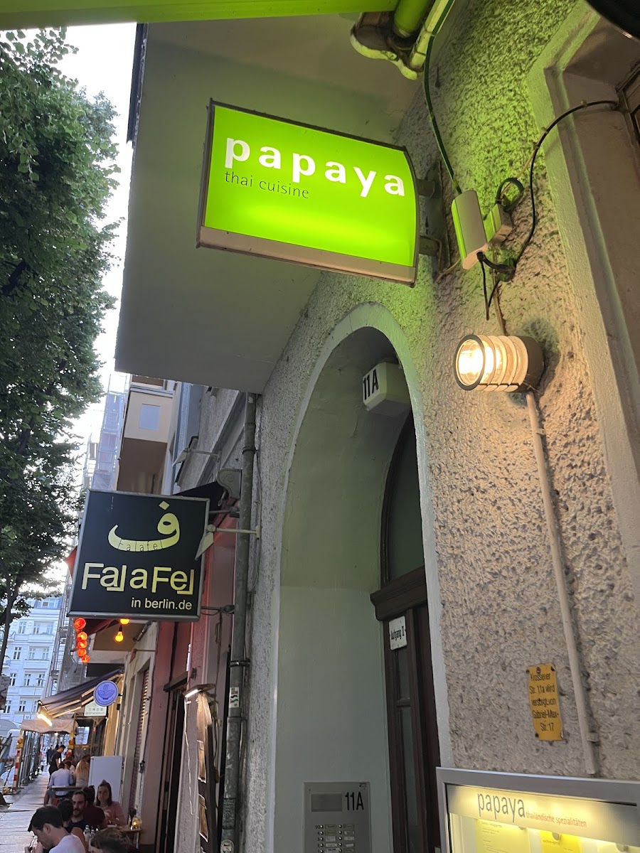 papaya thai cuisine am boxhagener