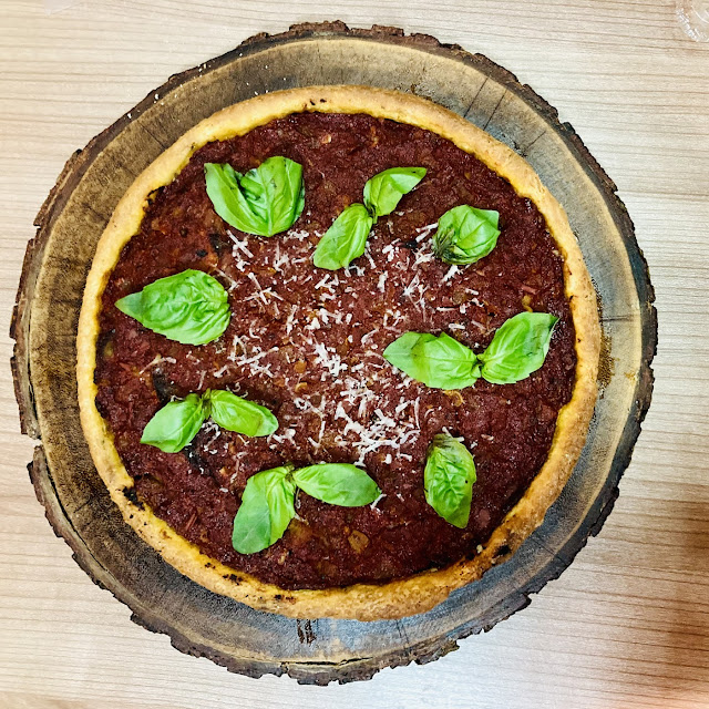 Chicago Style Deep Dish - Melanzane Eggplant