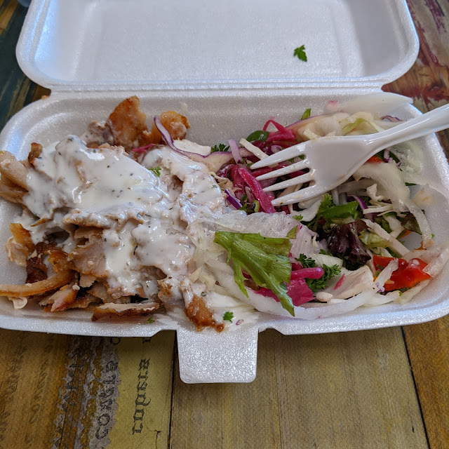Chicken Salad Plate All the Salads 3 Falafel