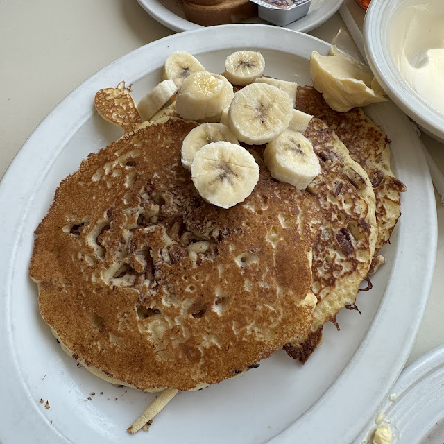 Pecan Pancakes with Banana