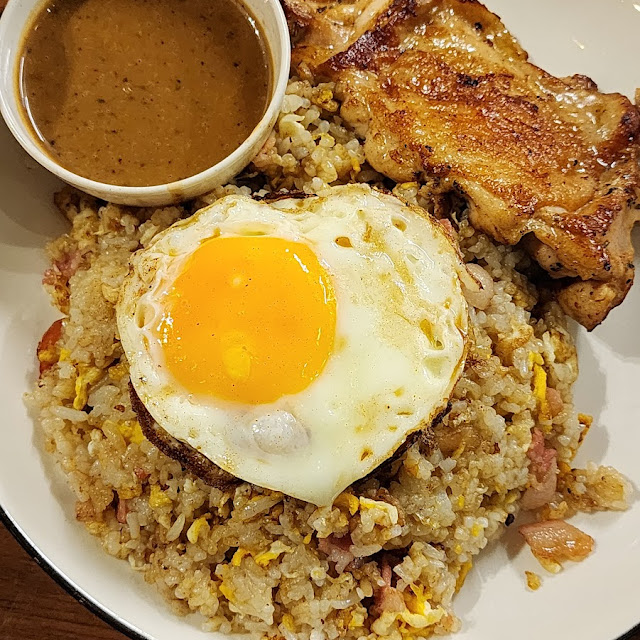Chicken Chop with Fried Rice