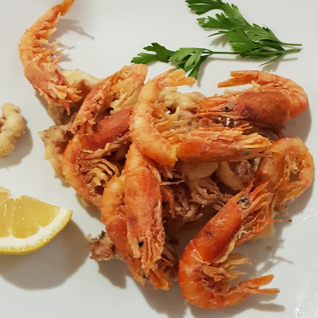 Frittura Di Calamari E Scampi