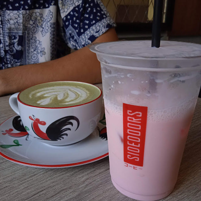 Strawberry Latte Hot Macha Latte