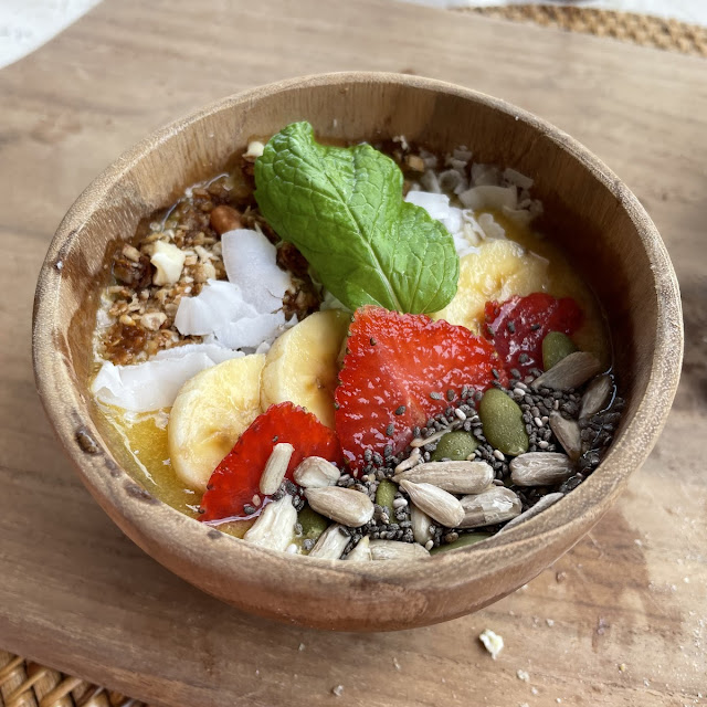 Mango Bowl with Toppings and Granola