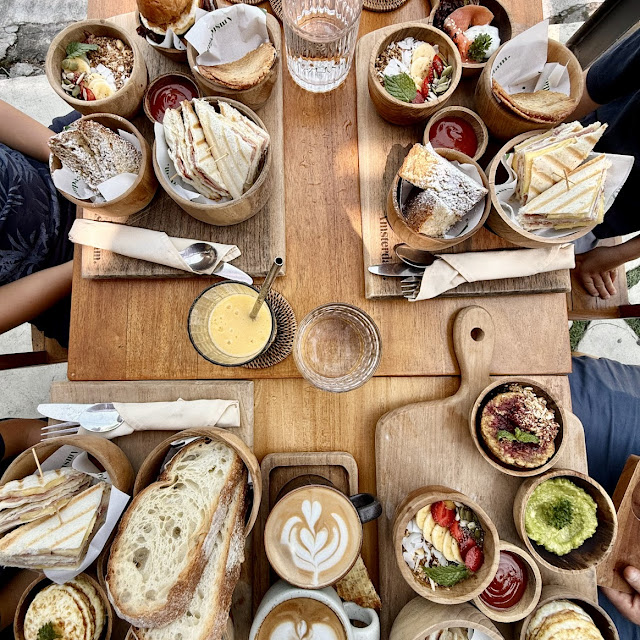 Granola Bowl Pancakes Sandwiches