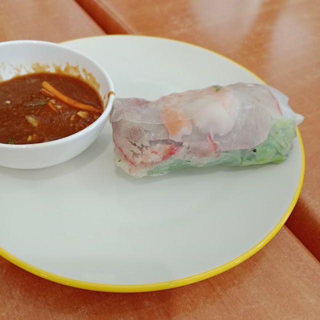 Rice Paper Rolll Pork and Prawns