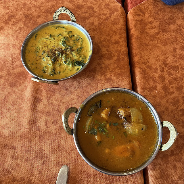 Palak Paneer Et Poulet Tikka Massala