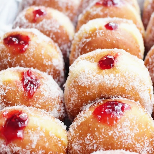 Hot Jam Donuts
