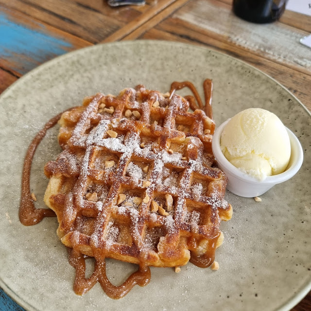 Salted Caramel Waffles