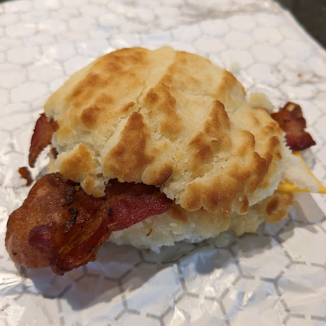 Bacon and Cheese Biscuit