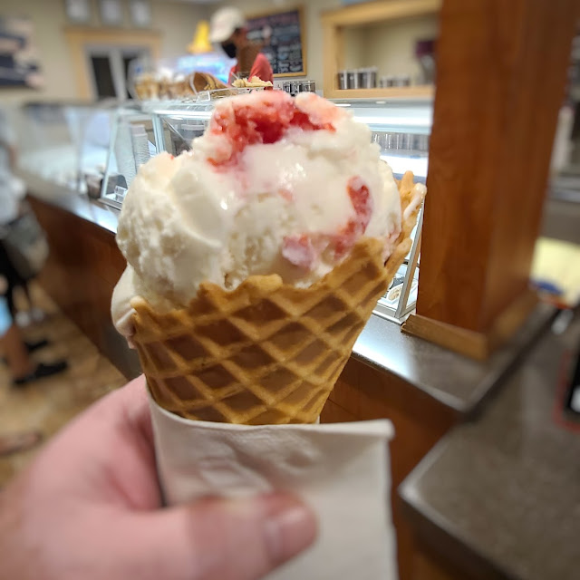 Door County Cherry and Vanilla Ice Cream
