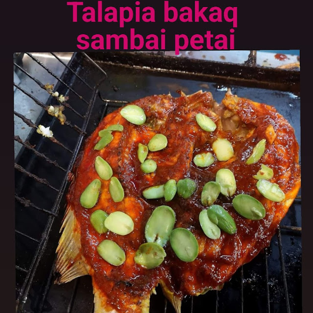 Talapia Bakar Sambal Petai