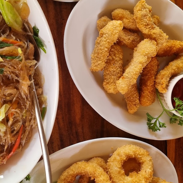 Bihon Calamares and Fish Fillet