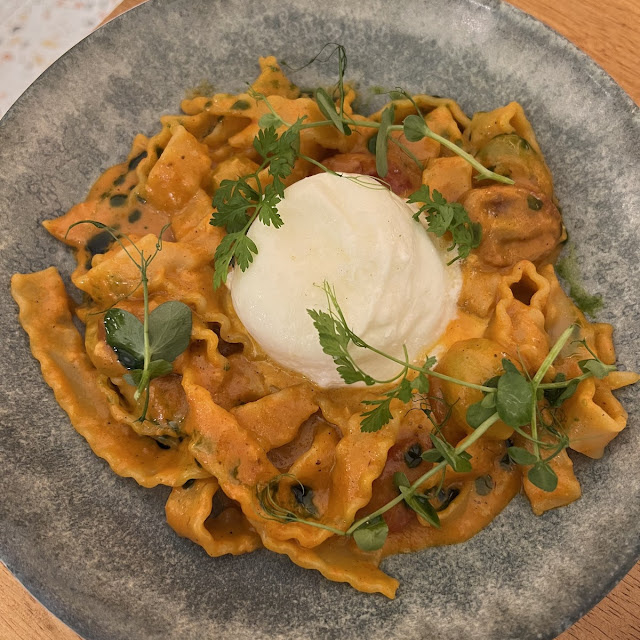 Pepper Pesto with Burrata