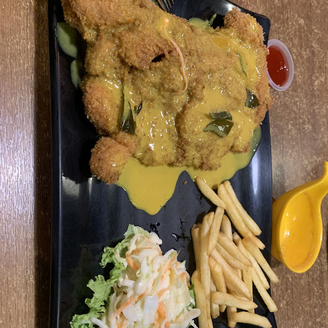 Chicken Chop with Milk Butter Sauce