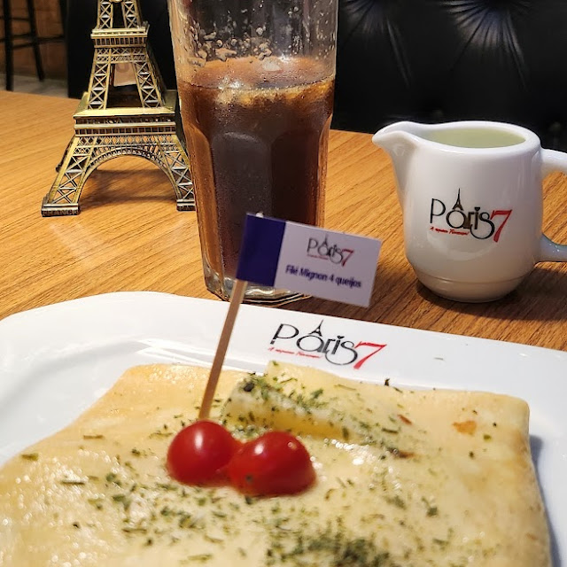 Crepe de Filet Mignon 4 Queijos