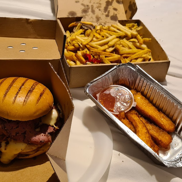 Chilli Fries Pastrami Burger Halloumi Fries