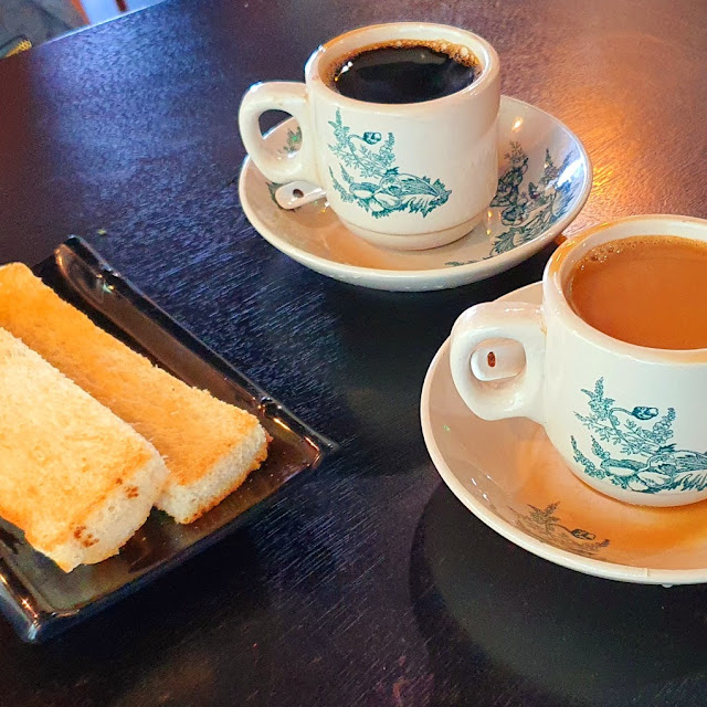 Kaya Toast with Coffee