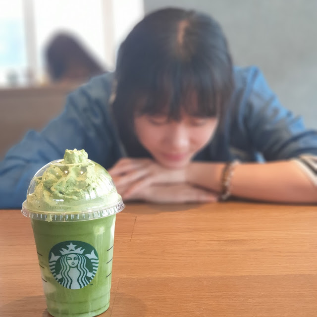 Matcha White Chocolate Affogato Frappuccino