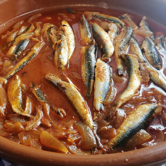 Anchoas A la Cazuela
