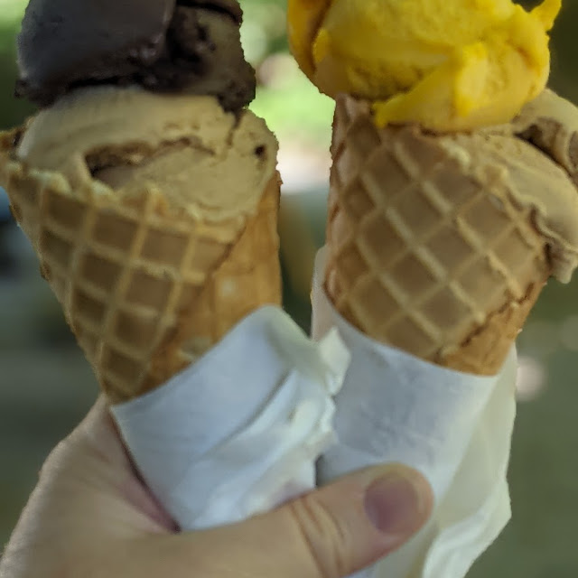 Chocolate Mango Salted Caramel Ice Cream Unbelievable