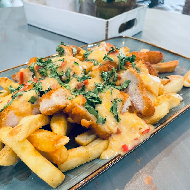 Chicken Strips Loaded Fries
