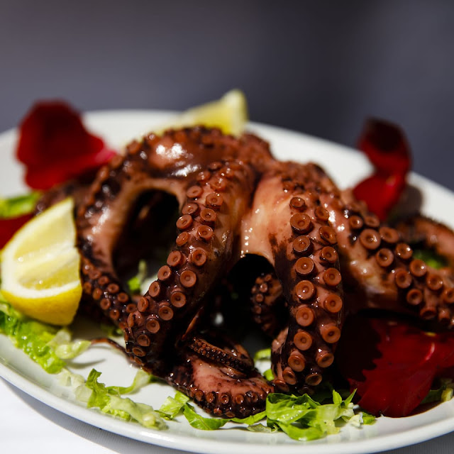 Octopus Grilled Swordfish