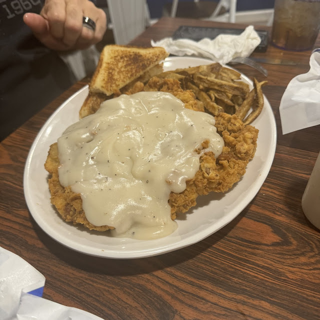 Chicken Fried Steak and Fries