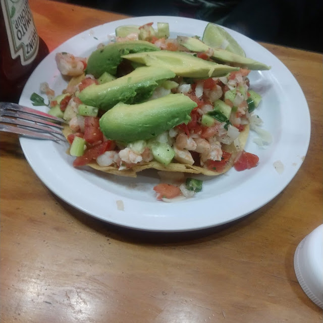 Tostadas De Ceviche De Camaron