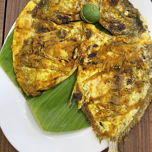 Ikan Kuwe Bakar Kuning