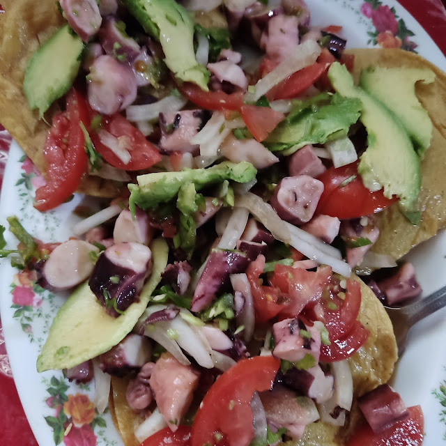 Tostada de Pulpo