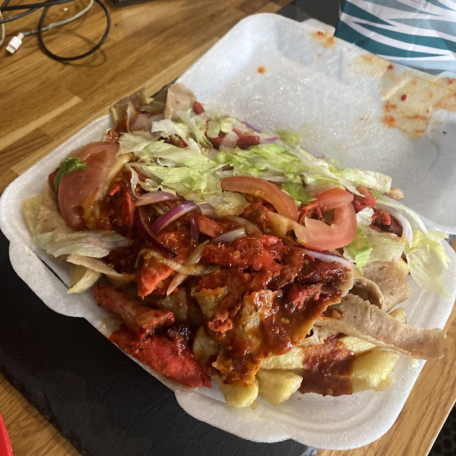 Mixed Chicken and Doner Meat and Chips