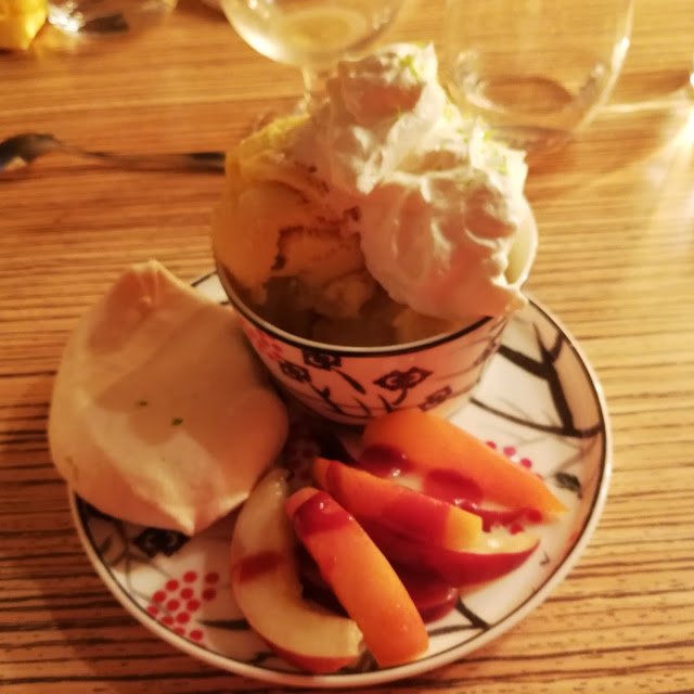Glace Citron Meringue Morceau de Fruit