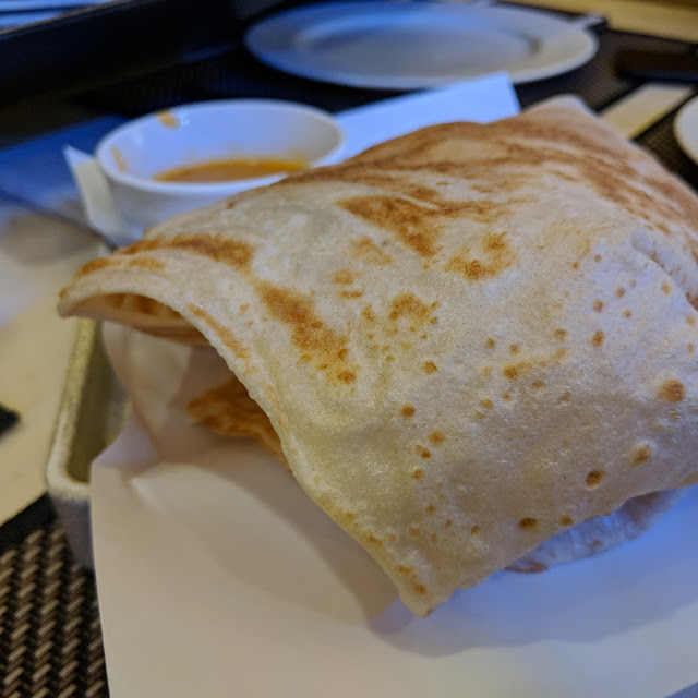Garlic and Cheese Roti