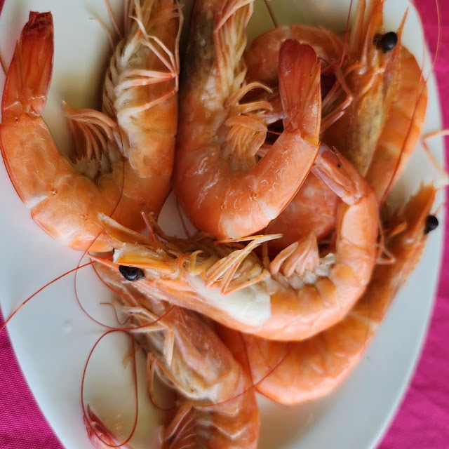 Poached Shrimps