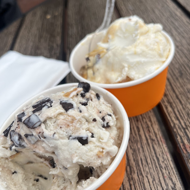 Chocolate Chip Cookie Dough Orange Sherbert