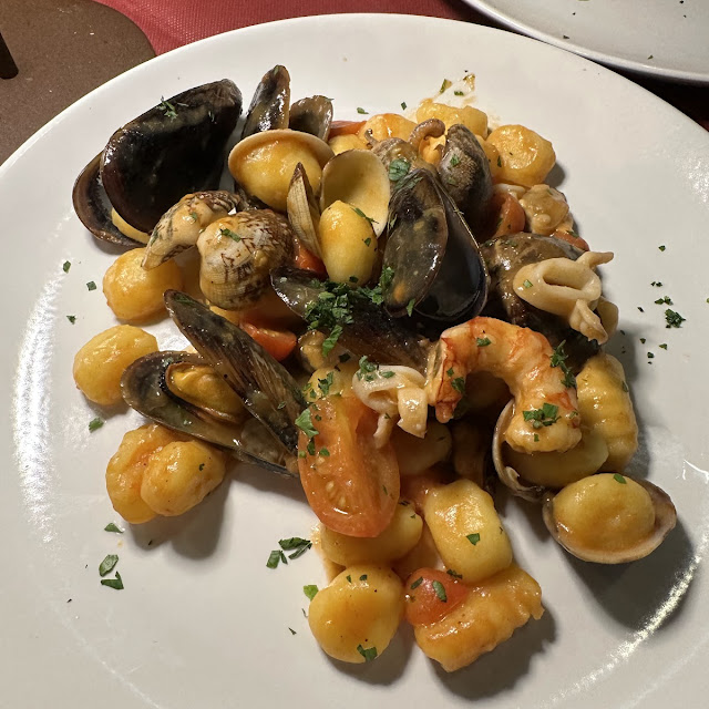 Gnocci with Seafood Pasta