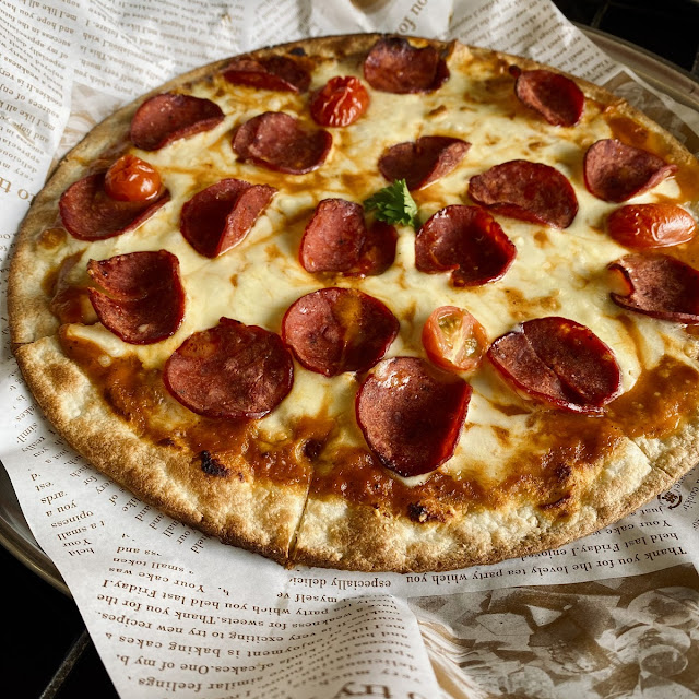 Beef Pepperoni Pizza