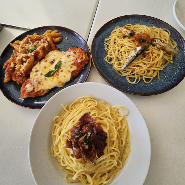 Chicken Parmigiana Pasta Ala Carbonara Ala Sardines Pastap