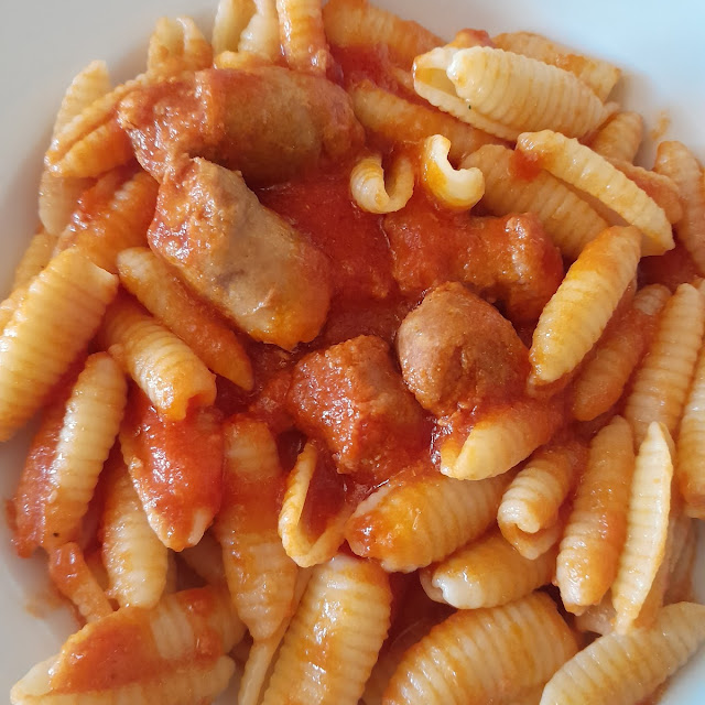 Pasta Al Sugo Di Salsiccia