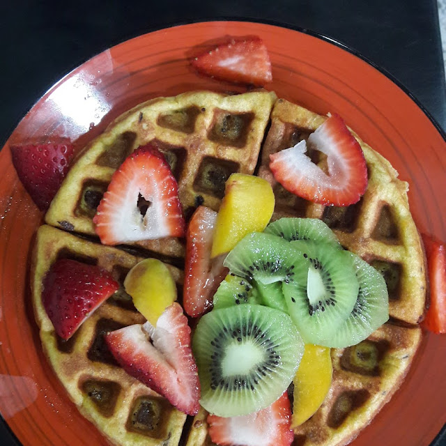 Waffle de Fruta