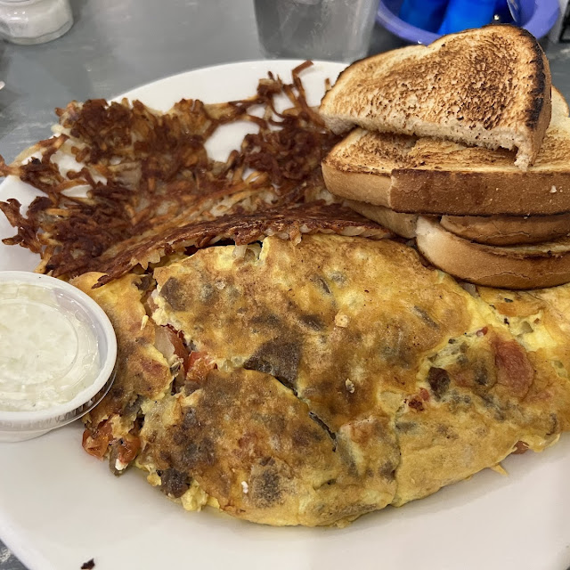 Ham Omelette Hash Browns