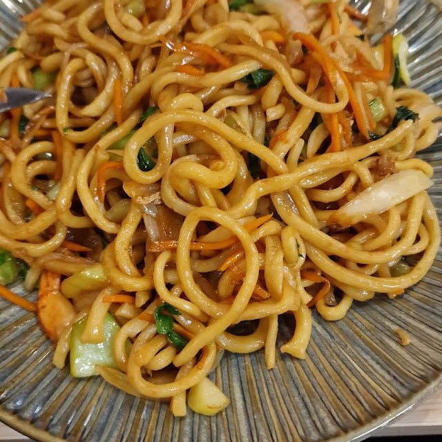 Nouilles Wok Aux Crevetes