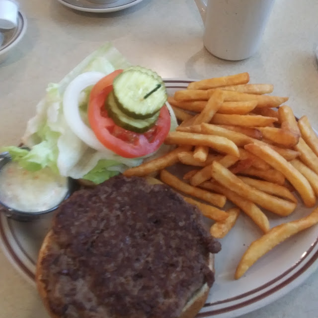 Hamburger and French Fries