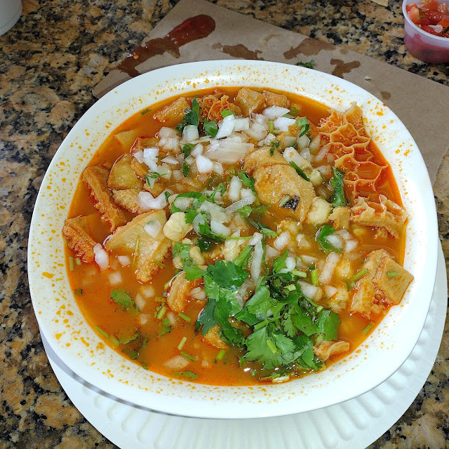 Menudo w Corn or Flower Tortillas